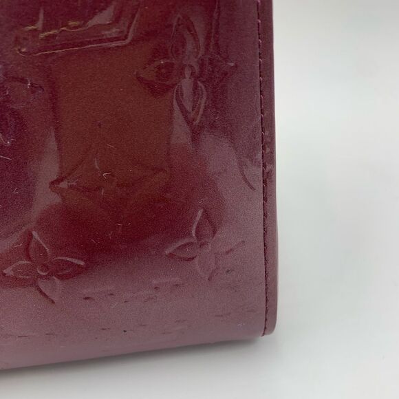 Auth Louis Vuitton Amarante LV Monogram Vernis Leather Roxbury Drive 2way Tote - Picture 12 of 16